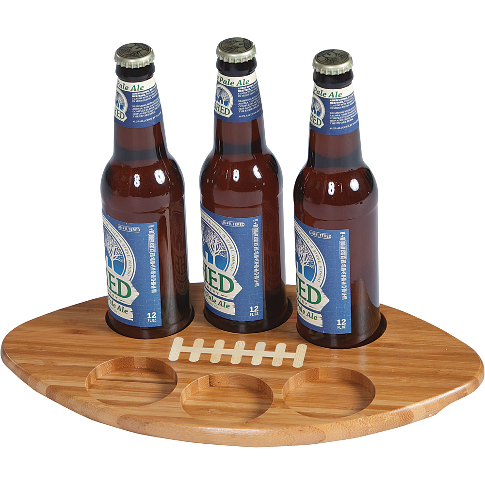 Picnic Plus Beer Huddle Tray Bamboo Picnic Plus Outdoor Accessories