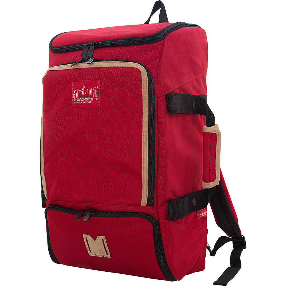 Manhattan Portage Ludlow Convertible Backpack Red Manhattan Portage Travel Backpacks