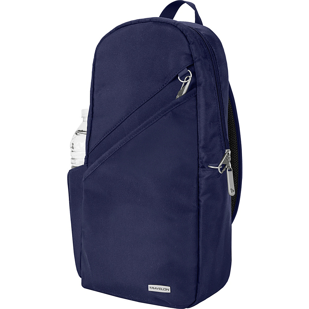 Travelon Anti Theft Classic Sling Bag Exclusive Colors Lush Blue Exclusive Color Travelon Slings