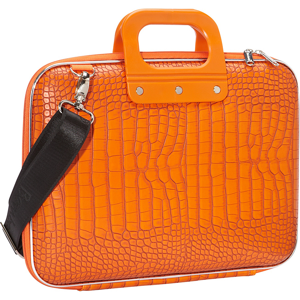 Bombata Croc 13 inch Laptop Bag Orange Bombata Non Wheeled Business Cases