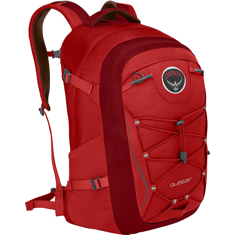 Osprey Quasar Laptop Backpack Robust Red Osprey Laptop Backpacks