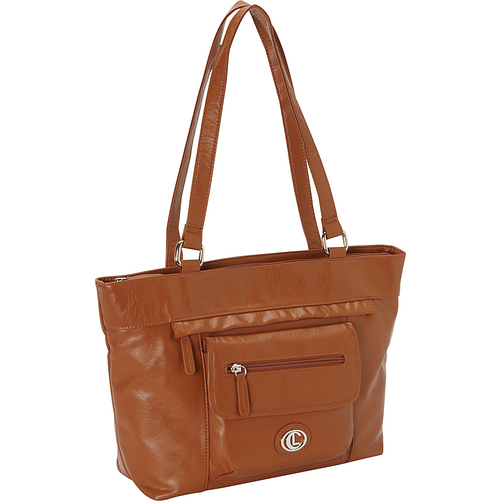 Aurielle Carryland Super Touch Tote Tobacco Aurielle Carryland Manmade Handbags