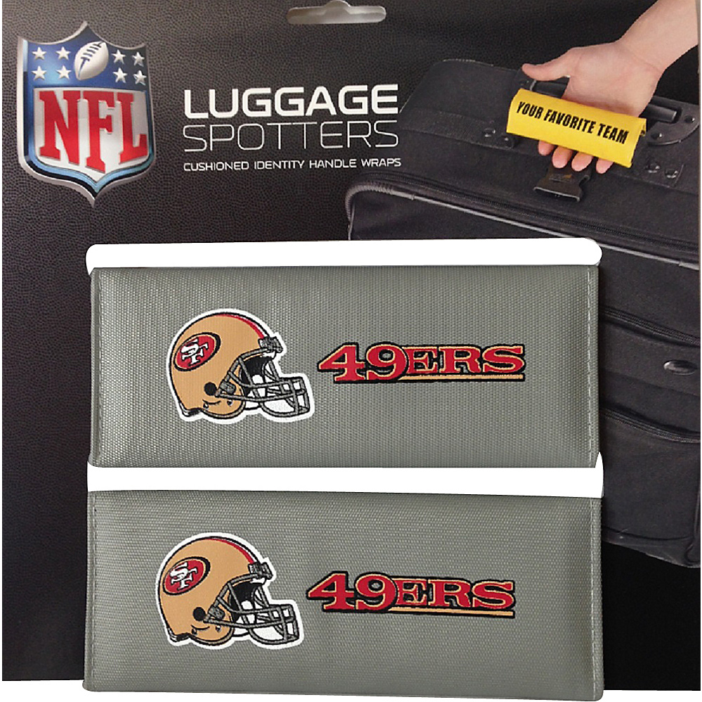 Luggage Spotters NFL San Francisco 49ers Luggage Spotter Gray Luggage Spotters Luggage Accessories