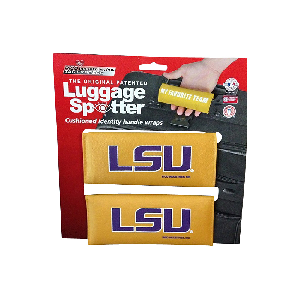 Luggage Spotters NCAA LSU Tigers Luggage Spotter Yellow Luggage Spotters Luggage Accessories
