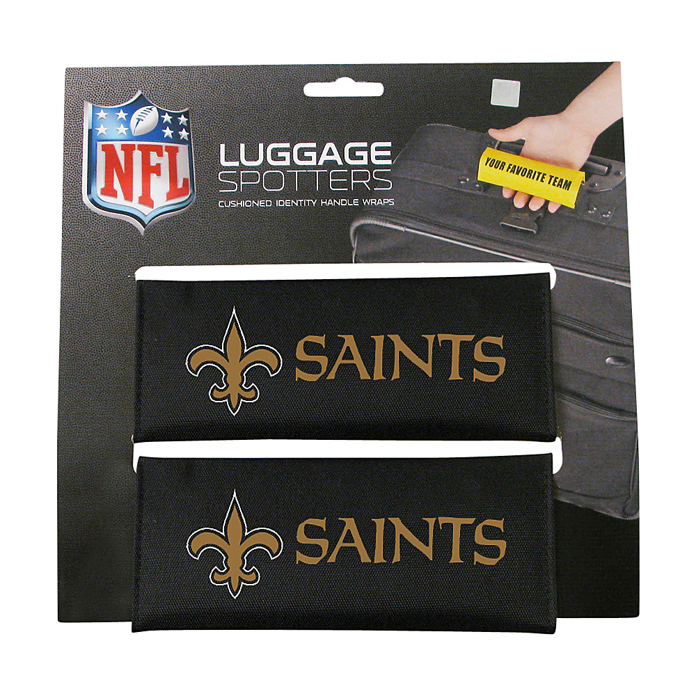Luggage Spotters NFL New Orleans Saints Luggage Spotter Black Luggage Spotters Luggage Accessories