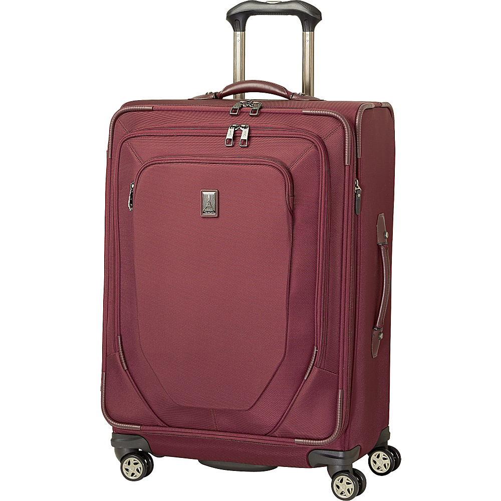 Travelpro Crew 10 25 Expandable Spinner CLOSEOUT Merlot Travelpro Large Rolling Luggage