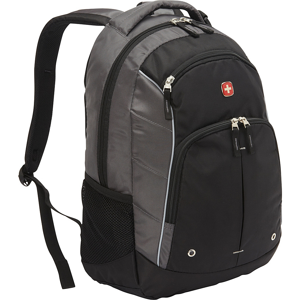 SwissGear Travel Gear Stealth Lightweight Backpack Grey with Black SwissGear Travel Gear Everyday Backpacks
