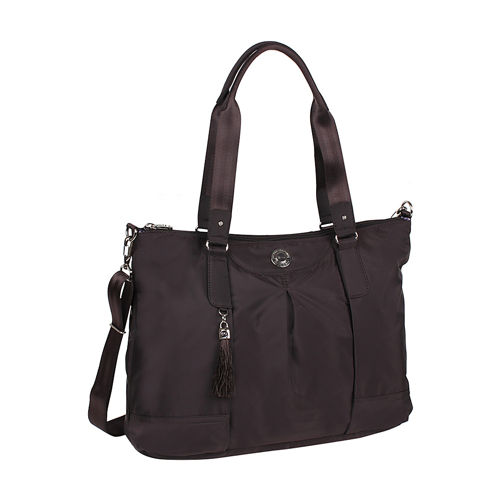 UPC 694396000210 product image for Beside-U Kaitlyn Tote Black Shale - Beside-U Fabric Handbags | upcitemdb.com