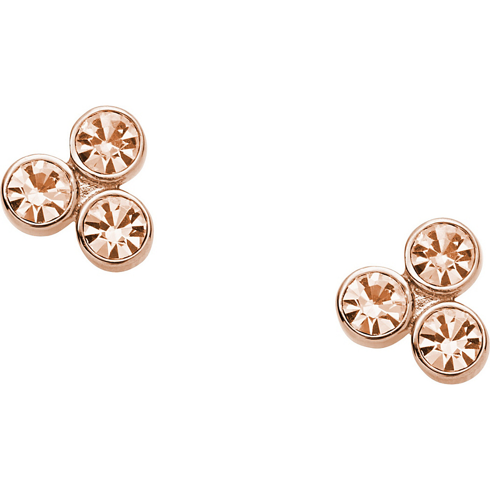 Fossil Glitz Dot Stud Rose Gold Turquois Fossil Other Fashion Accessories