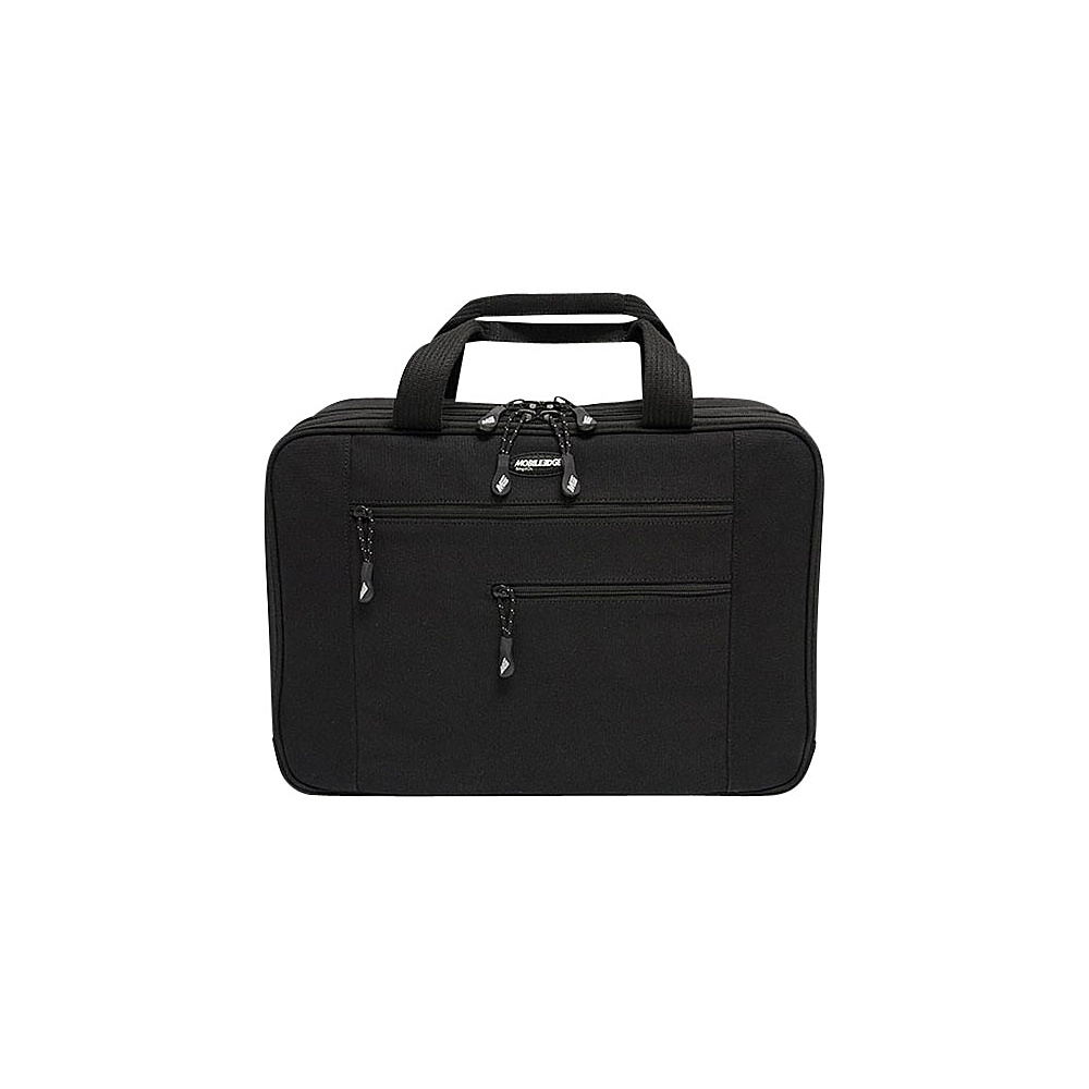 Mobile Edge Canvas ECO Briefcase 16 17 Macbook Black Mobile Edge Non Wheeled Business Cases