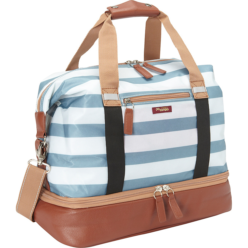 Po Campo Midway Weekender Sky Stripes Coated Poly Po Campo Other Sports Bags