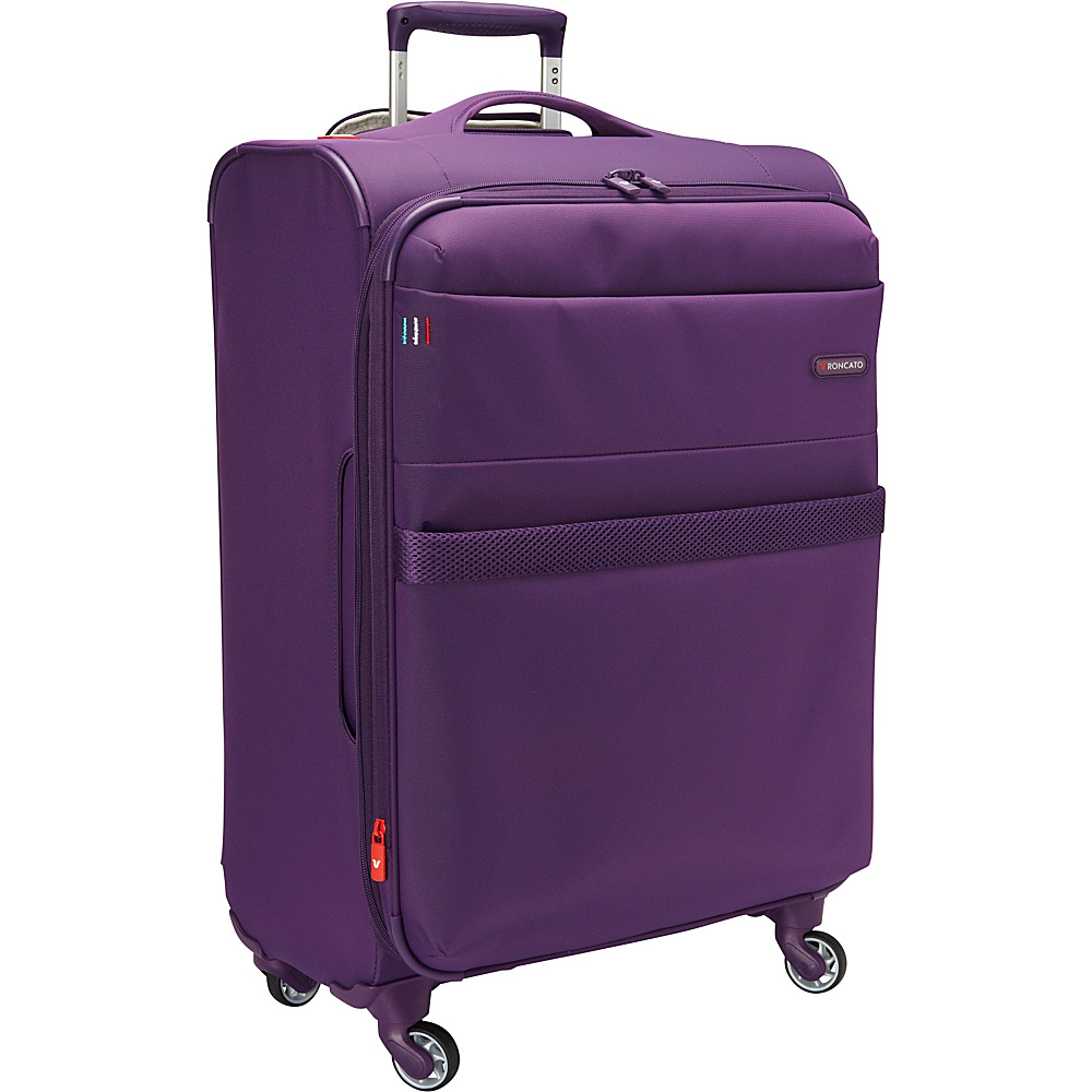 Roncato Venice 27.5 Expandable Spinner Luggage Violet Roncato Large Rolling Luggage