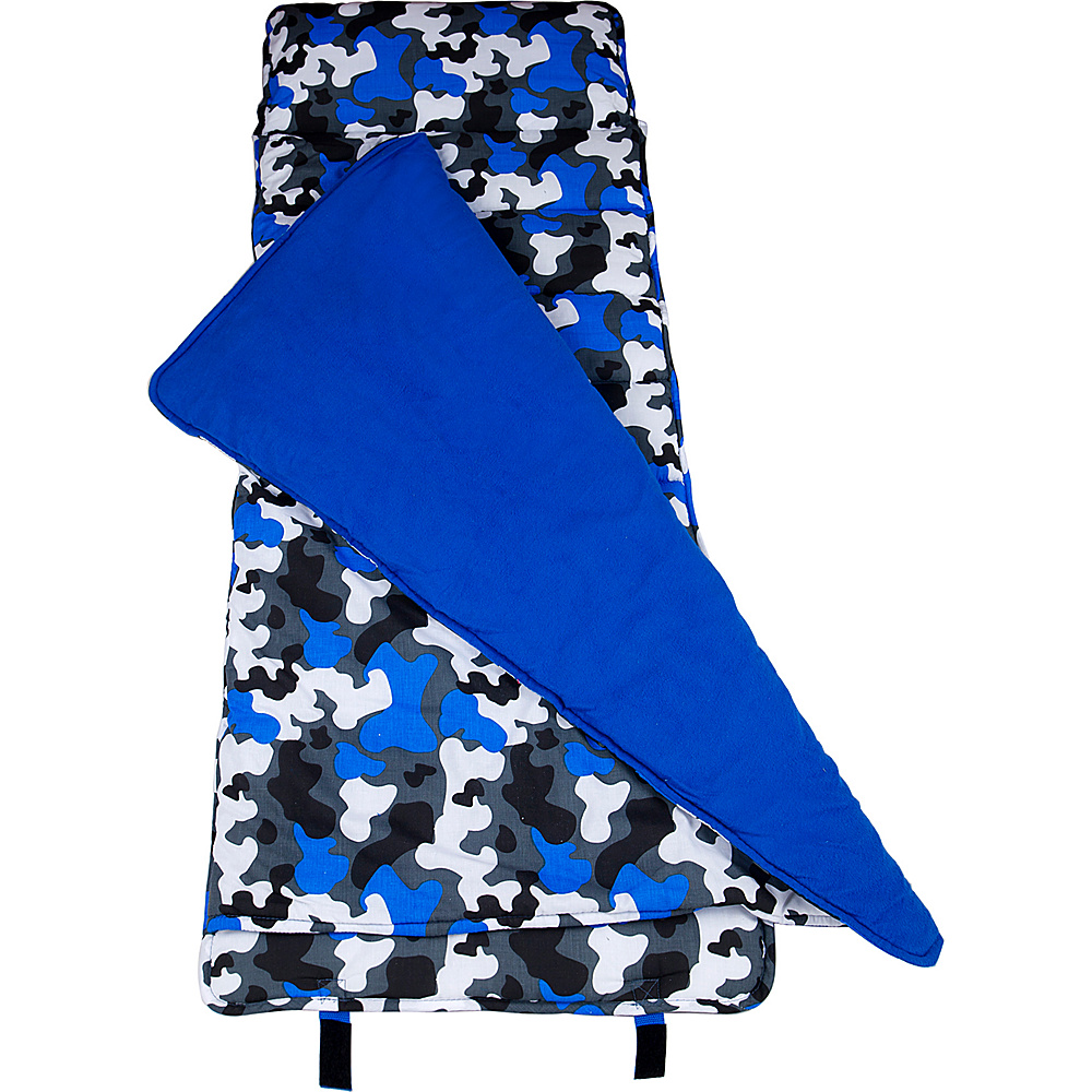Wildkin Blue Camo Original Nap Mat Blue Camo Wildkin Travel Pillows Blankets