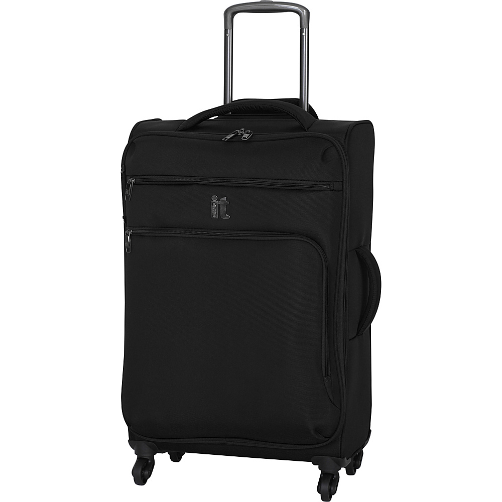 it luggage MegaLite Luggage Collection 27.4 Spinner eBags Exclusive Black it luggage Softside Checked