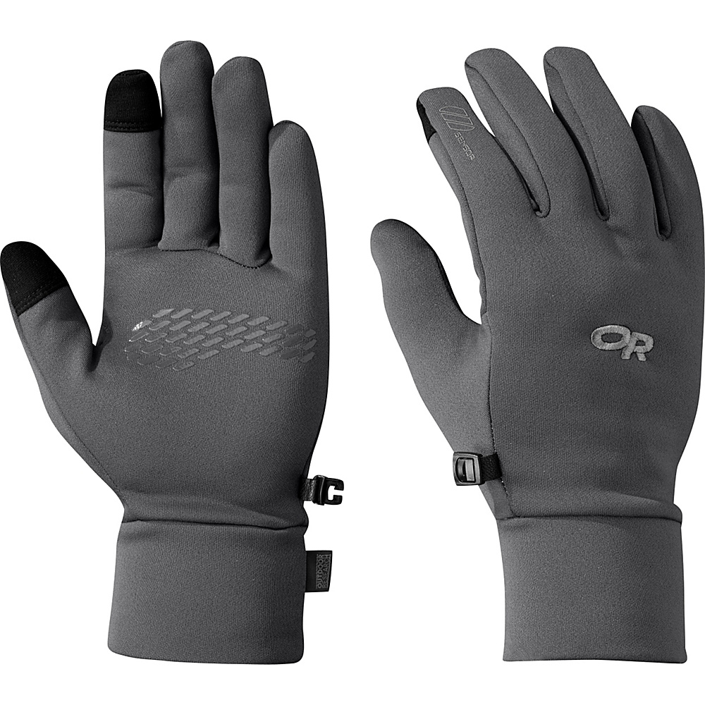 Outdoor Research PL 100 Sensor Gloves Men s Charcoal Heather â SM Outdoor Research Hats Gloves Scarves