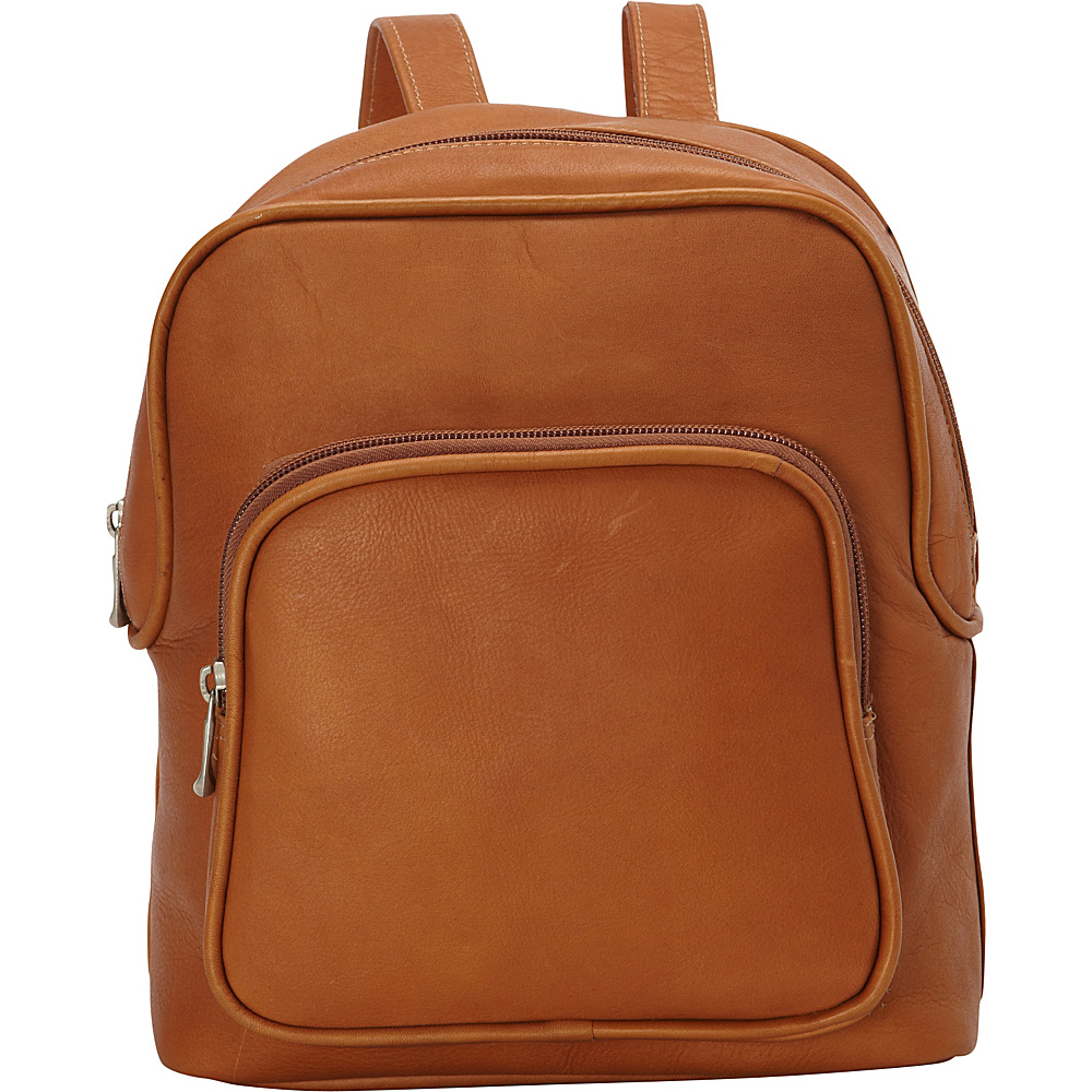 Le Donne Leather Zip Around Backpack Tan Le Donne Leather Leather Handbags