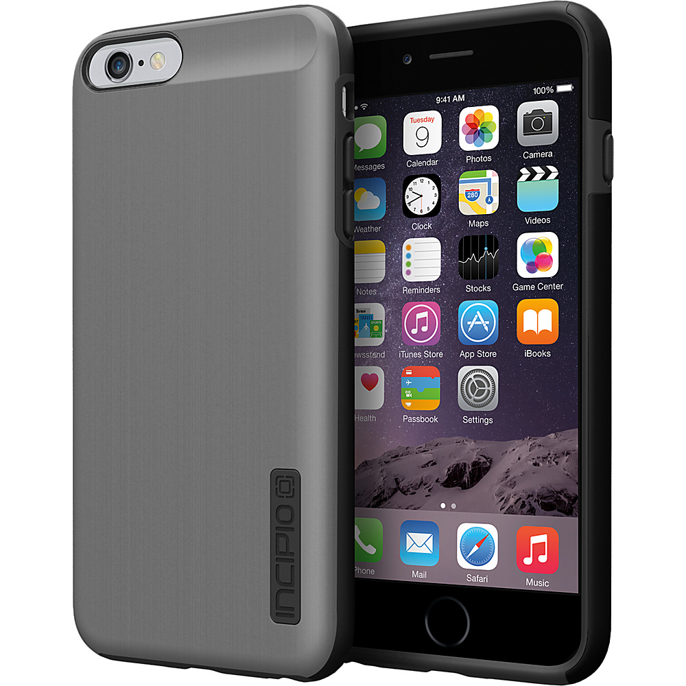 Incipio DualPro SHINE iPhone 6 6s Plus Case Gunmetal Black Incipio Electronic Cases