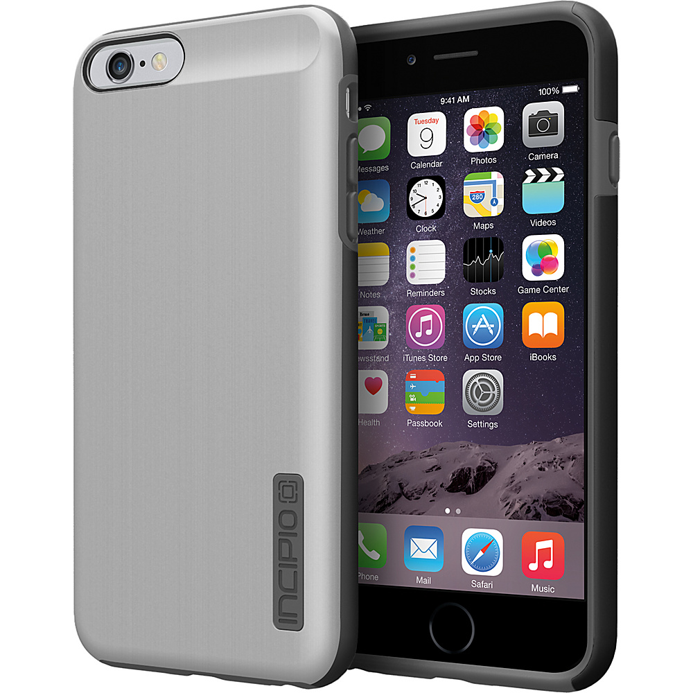 Incipio DualPro SHINE iPhone 6 6s Plus Case Silver Gray Incipio Electronic Cases