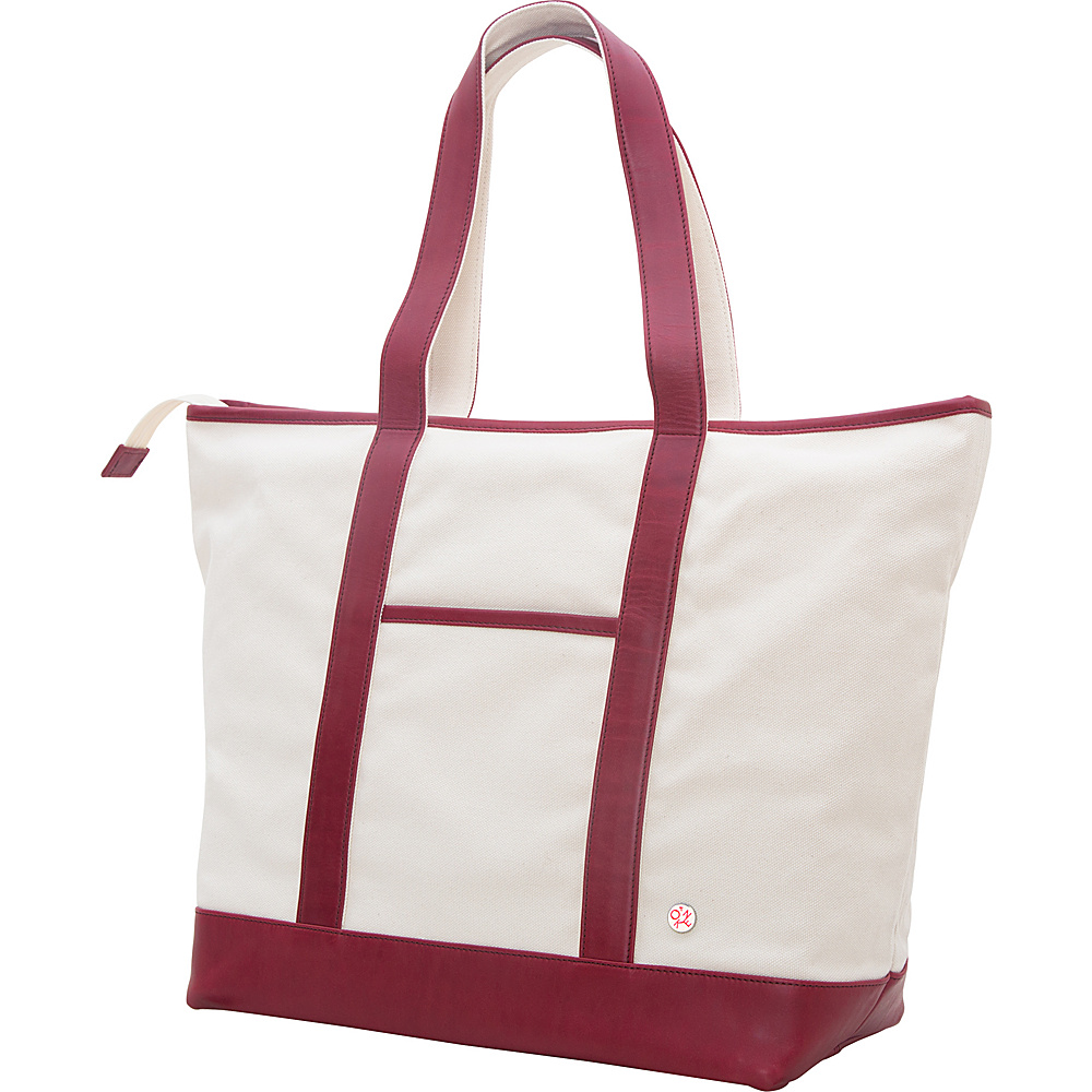 TOKEN Greenpoint Organic Tote L Red TOKEN Fabric Handbags