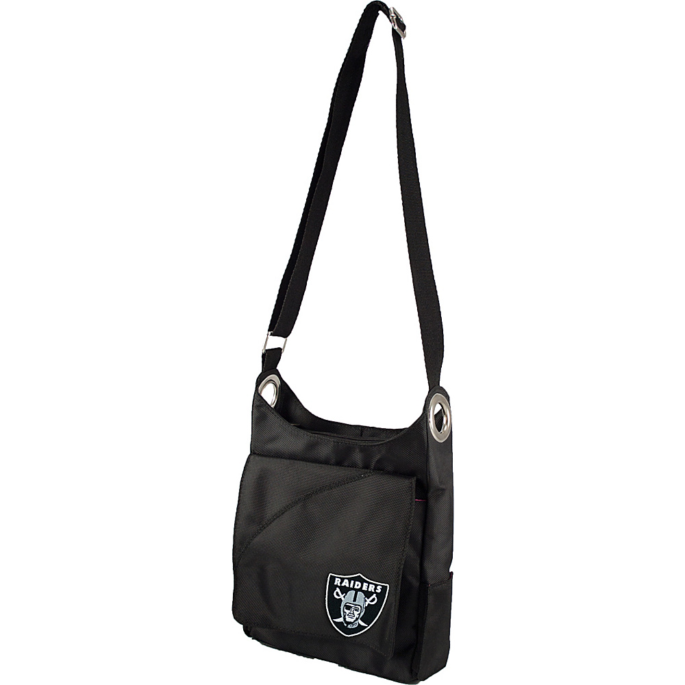 Littlearth Color Sheen Crossbody NFL Teams Oakland Raiders Littlearth Fabric Handbags