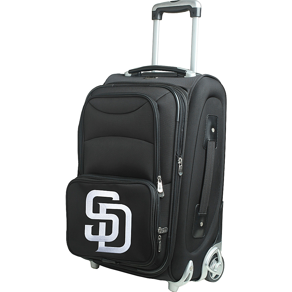 Denco Sports Luggage MLB 21 Wheeled Upright San Diego Padres Denco Sports Luggage Small Rolling Luggage