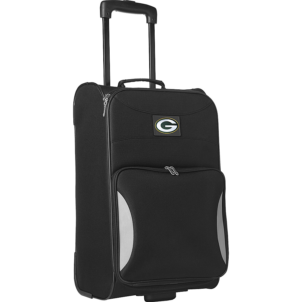 Denco Sports Luggage NFL 21 Steadfast Upright Carry on Green Bay Packers Denco Sports Luggage Small Rolling Luggage