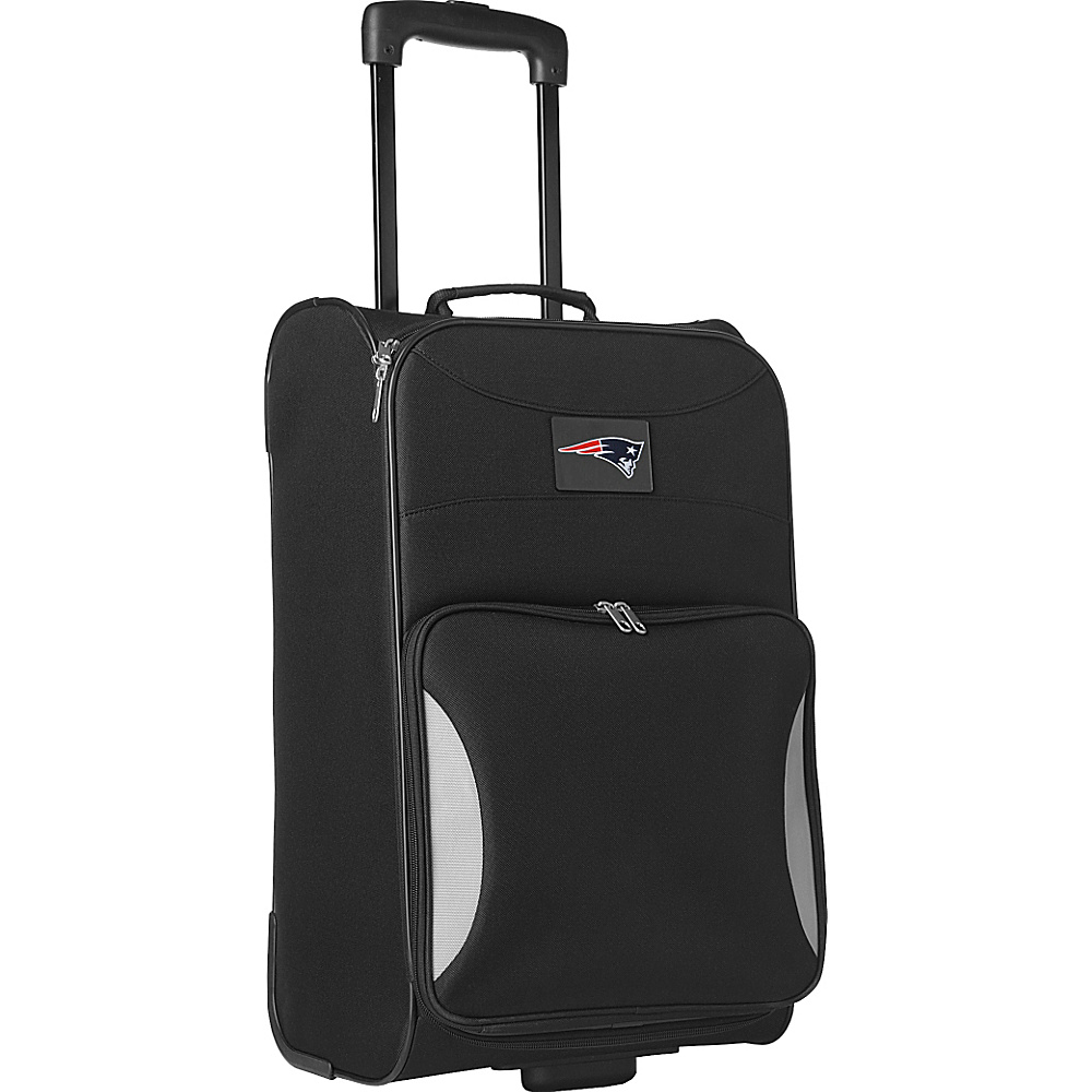 Denco Sports Luggage NFL 21 Steadfast Upright Carry on New England Patriots Denco Sports Luggage Small Rolling Luggage