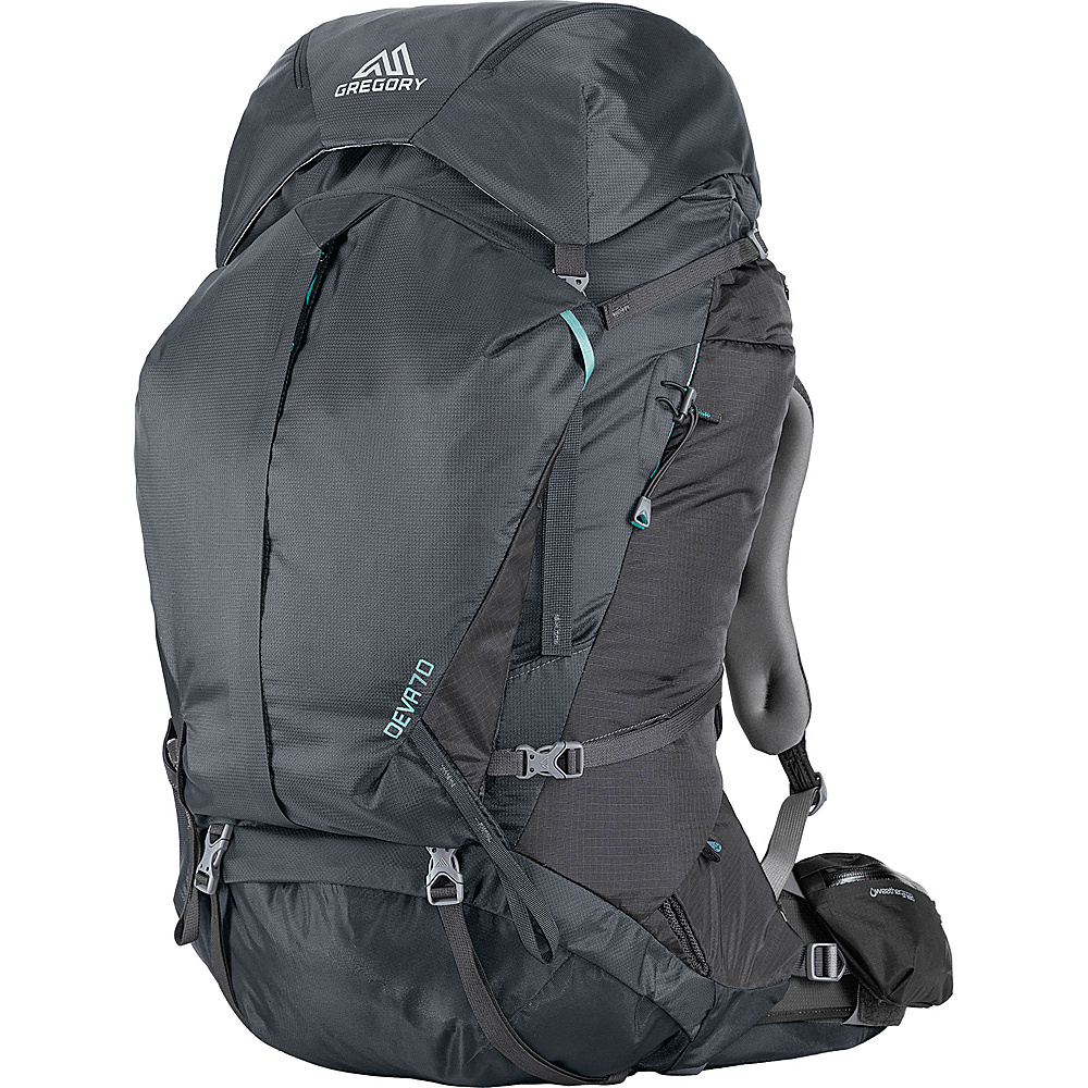 Gregory Deva 70 Small Pack Charcoal Gray Gregory Day Hiking Backpacks