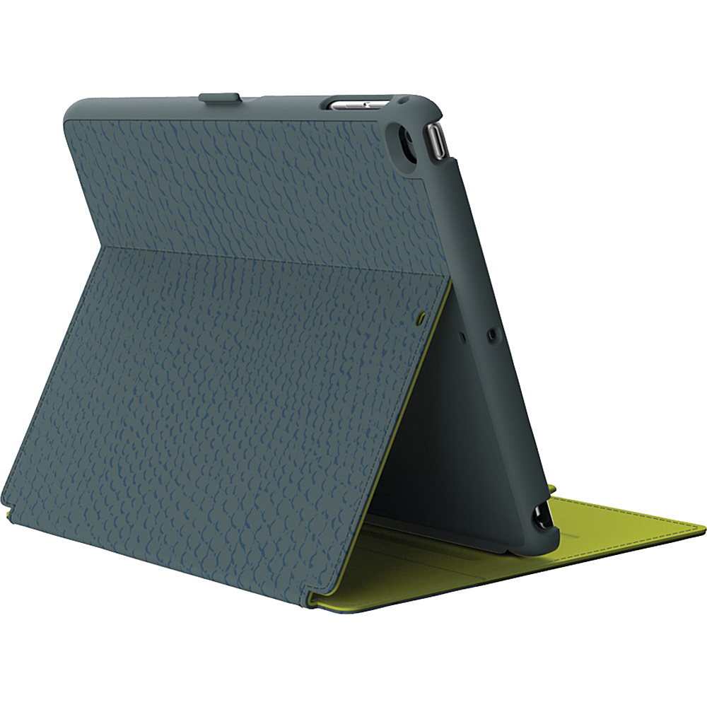 Speck iPad Air iPad Air 2 Stylefolio Case Rattleskin Gray Antifreeze Yellow Speck Laptop Sleeves