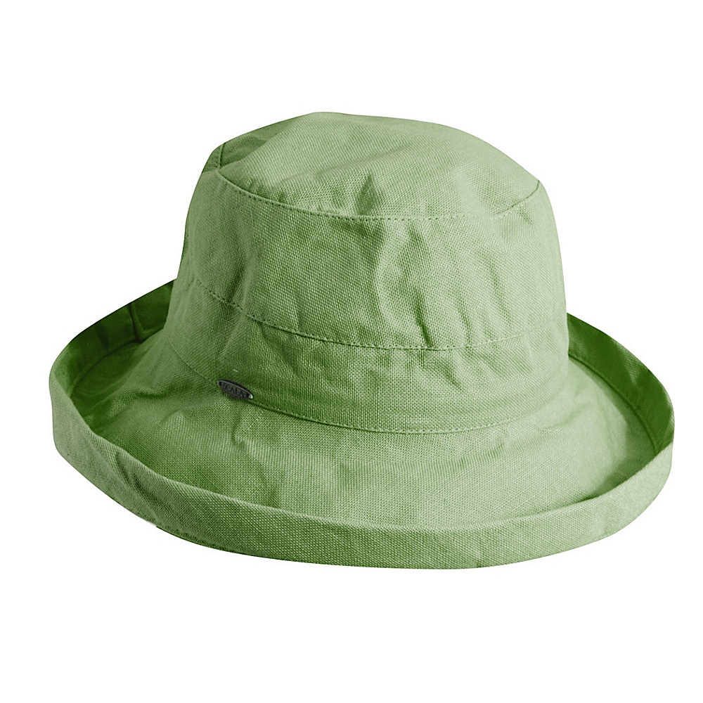 Scala Hats Medium Brim Cotton Hat Olive Scala Hats Hats Gloves Scarves