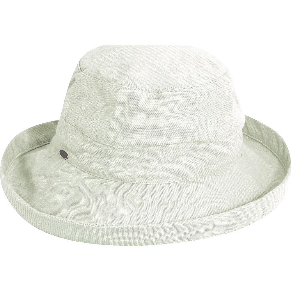 Scala Hats Medium Brim Cotton Hat White Scala Hats Hats Gloves Scarves
