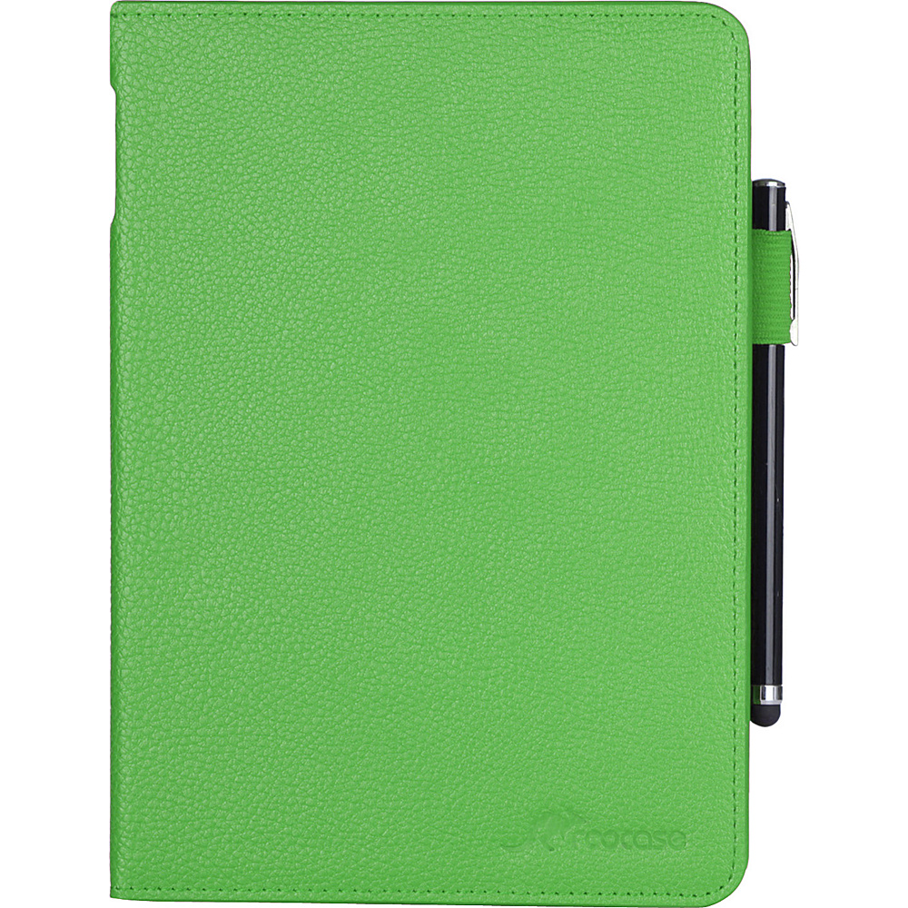 rooCASE Dual View Folio Case Smart Cover Stand for Amazon Fire HD 7 2014 Green rooCASE Electronic Cases