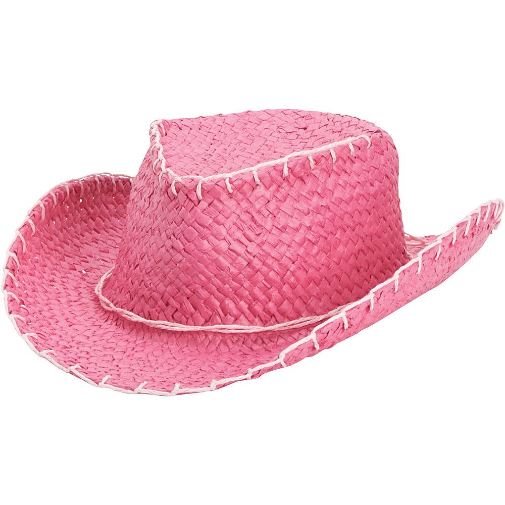 San Diego Hat Kids Woven Paper Cowboy Hat Hot Pink San Diego Hat Hats