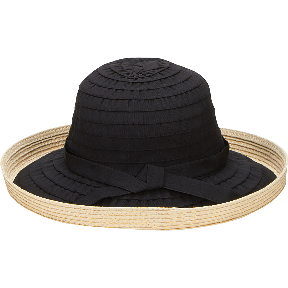 San Diego Hat Ribbon Kettle Brim Hat Black San Diego Hat Hats Gloves Scarves