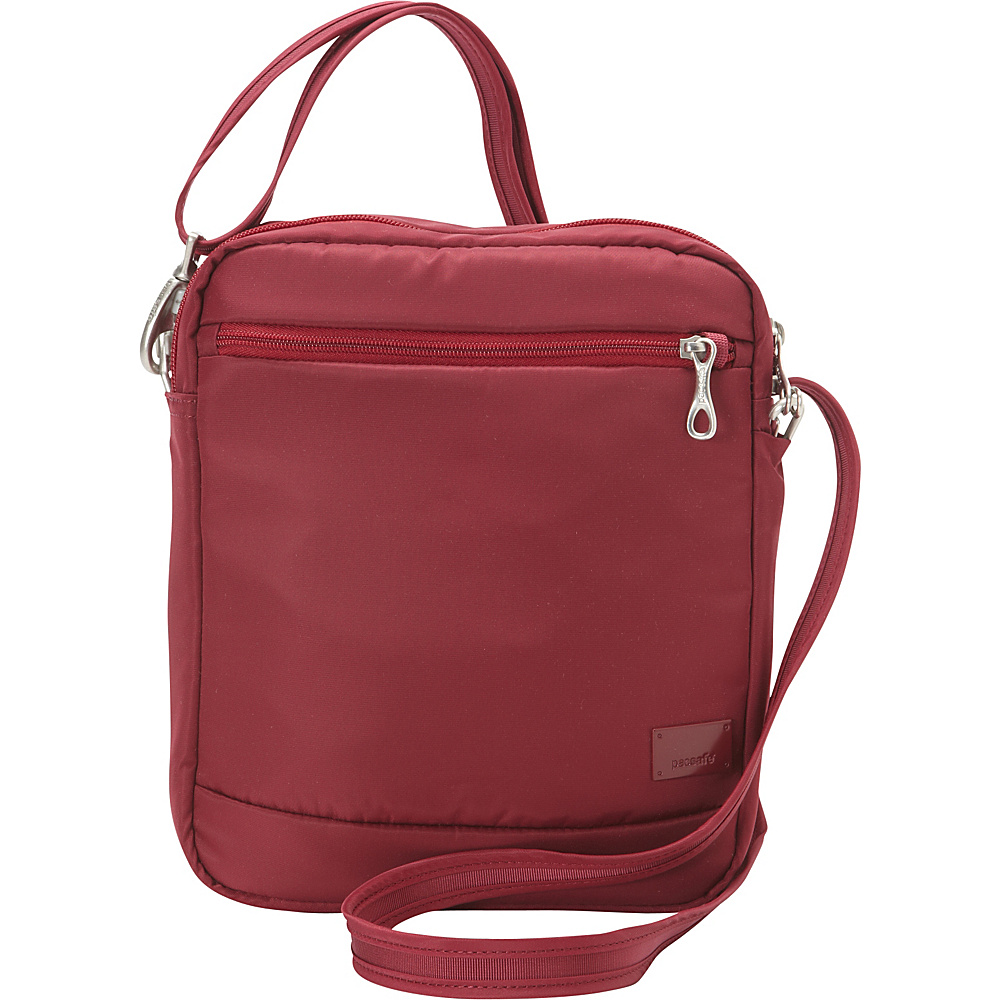Pacsafe Citysafe CS150 Cranberry Pacsafe Fabric Handbags