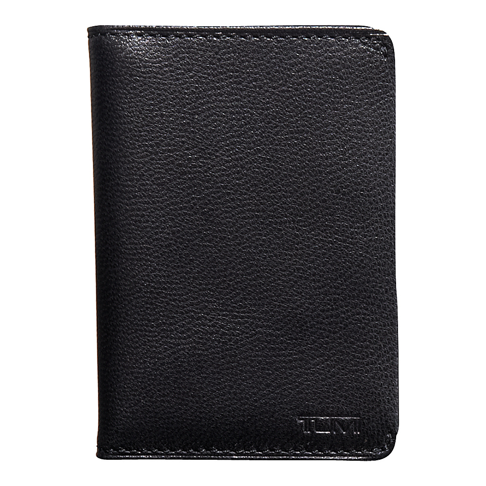 Tumi Chambers Gusseted Card Case Black Tumi Men s Wallets