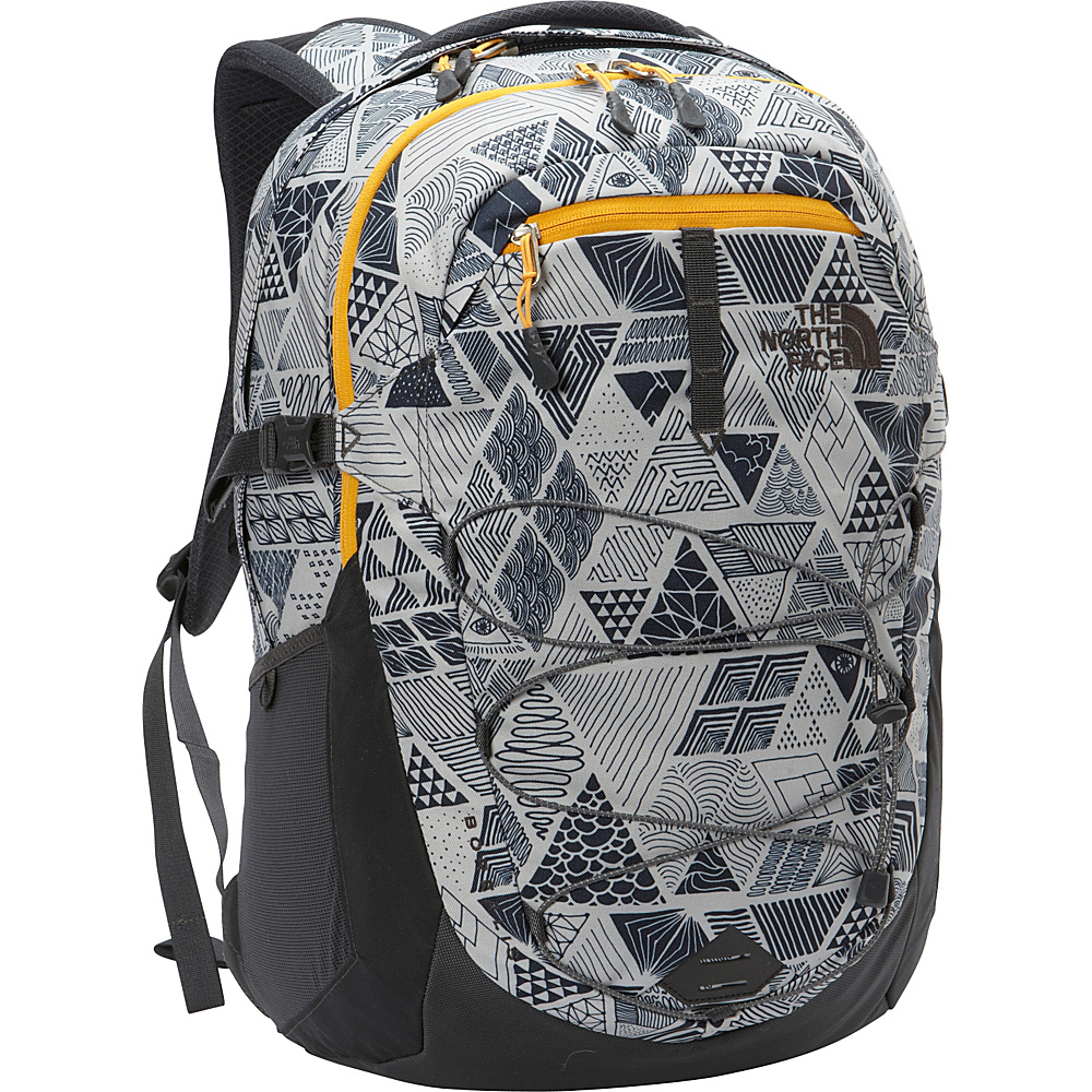 The North Face Borealis Laptop Backpack Trickonometry Print Radiant Yellow The North Face Business Laptop Backpacks