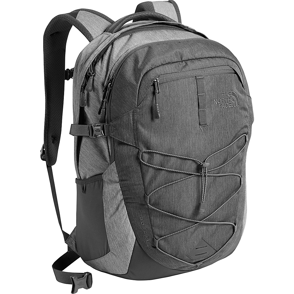 The North Face Borealis Laptop Backpack Tnf Dark Grey Heather Tnf Medium Grey Heather The North Face Business Laptop Backpacks