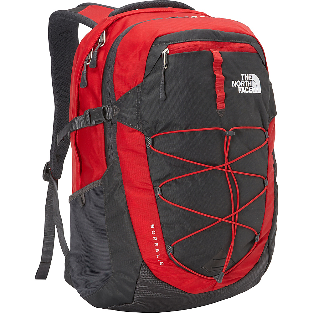 The North Face Borealis Laptop Backpack TNF Red Asphalt Grey The North Face Laptop Backpacks