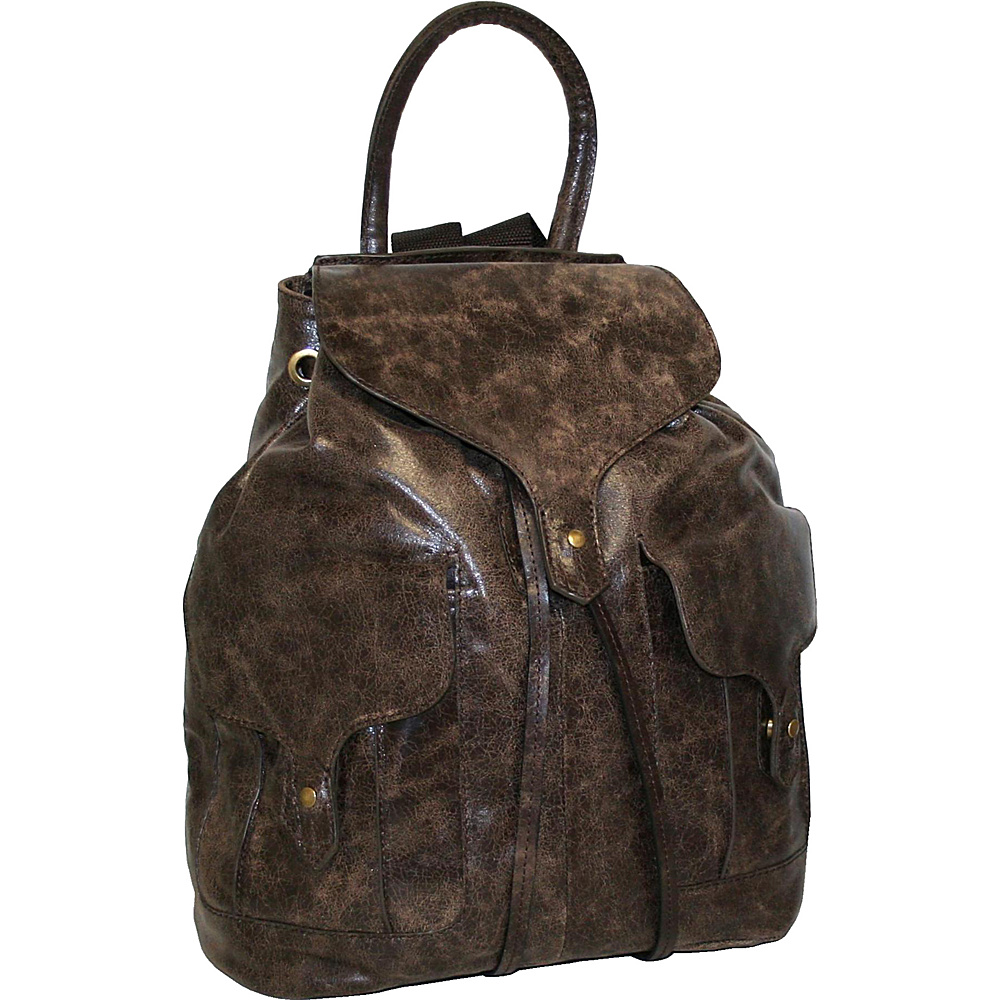 Nino Bossi Carry it All Back Pack for Him and Her Chocolate Nino Bossi Everyday Backpacks