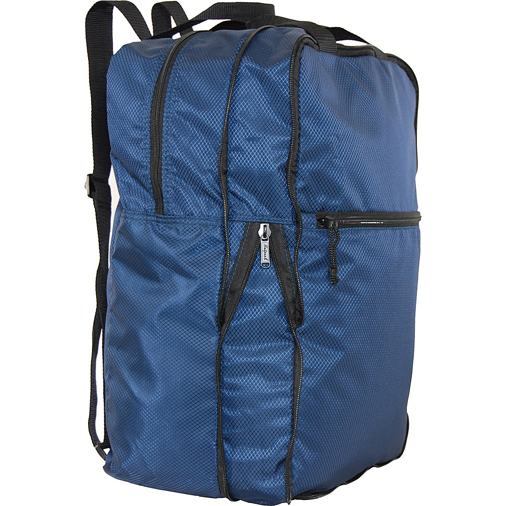 Netpack U Zip Expandable Packable Backpack Navy Netpack Everyday Backpacks