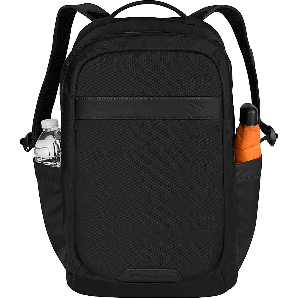 Travelon Anti Theft Classic 2 Compartment Backpack Black Travelon Everyday Backpacks