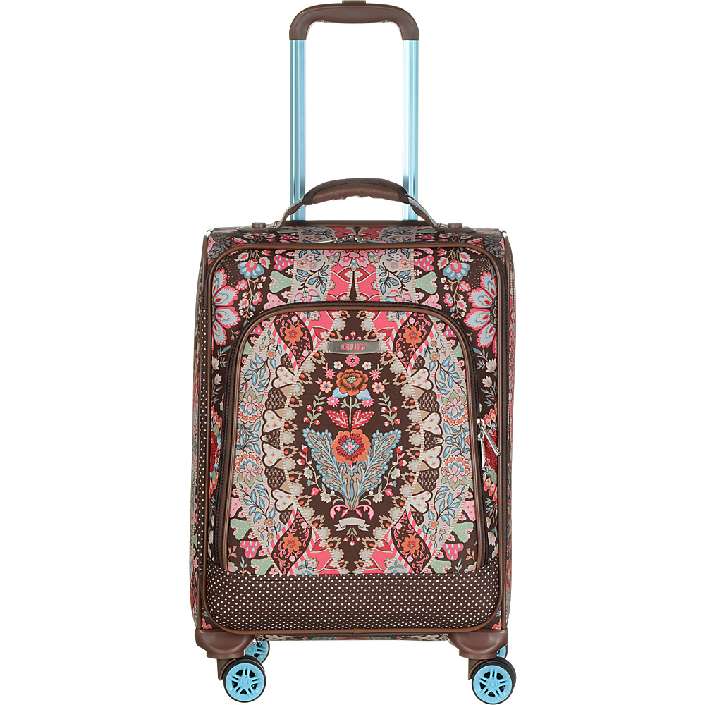 Oilily Travel Trolley Small Spinner Brown Oilily Small Rolling Luggage