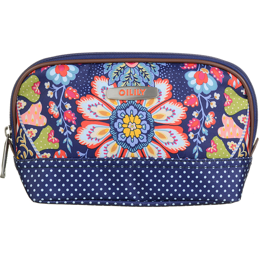 Oilily Travel Small Toiletry Bag Navy Oilily Ladies Cosmetic Bags