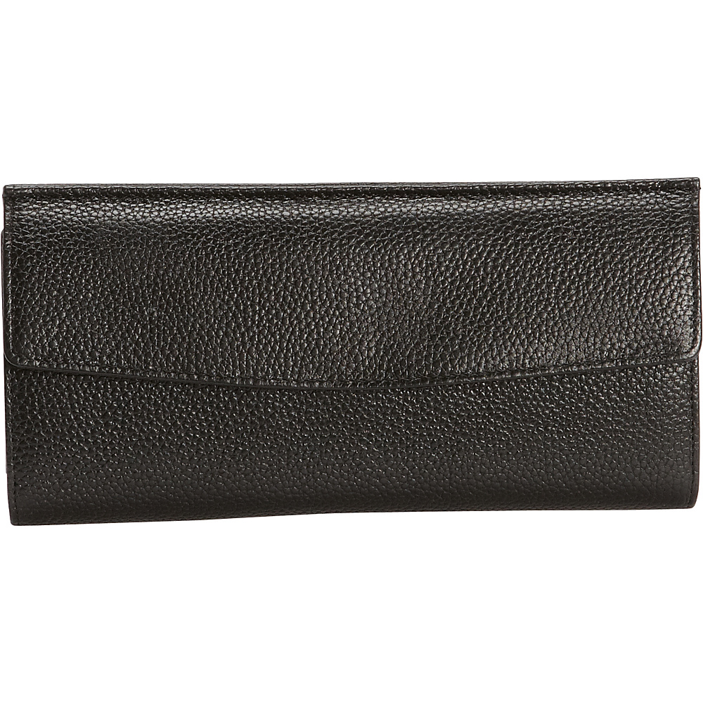Leatherbay Sleek Wallet Black Leatherbay Women s Wallets
