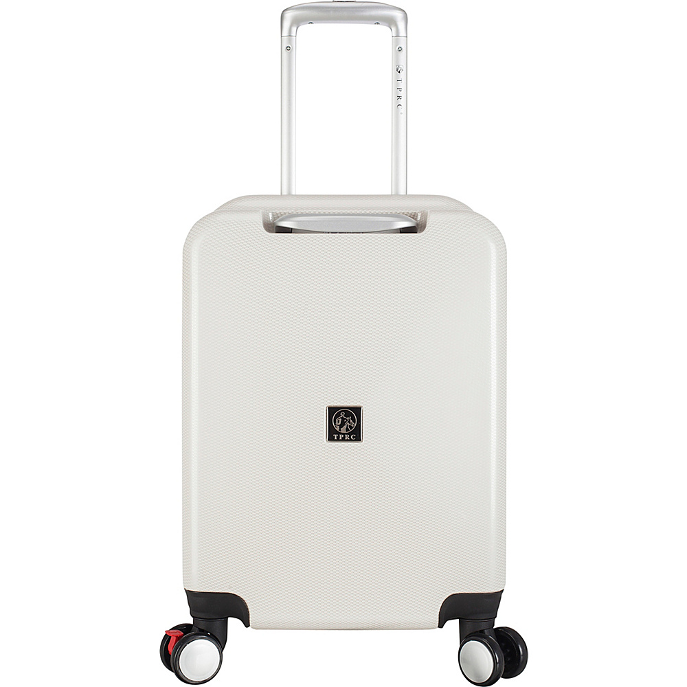 Travelers Club Luggage Celestial 20 Seat On Carry On Silver White Travelers Club Luggage Hardside Carry On