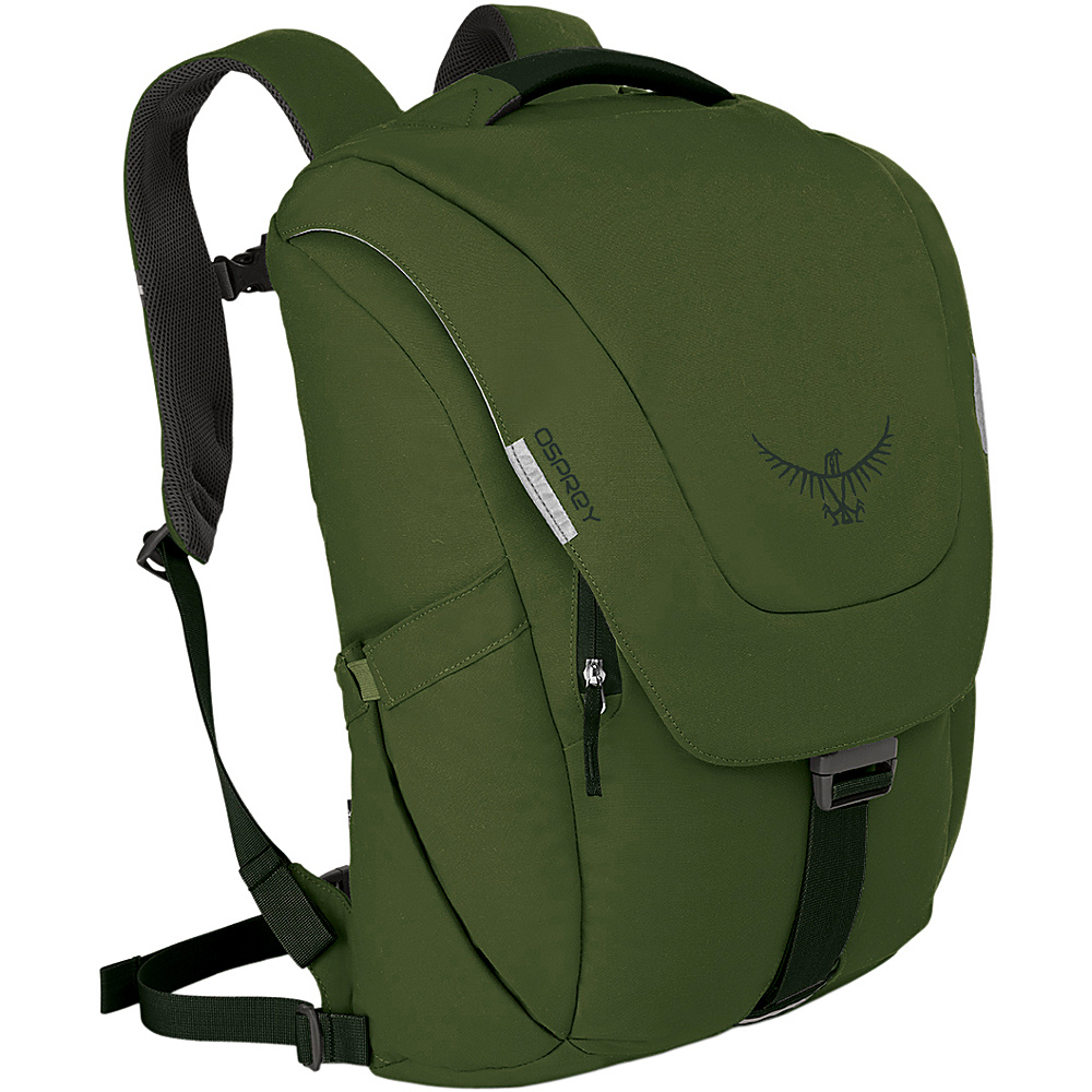 Osprey FlapJack Pack Peat Green Osprey Business Laptop Backpacks