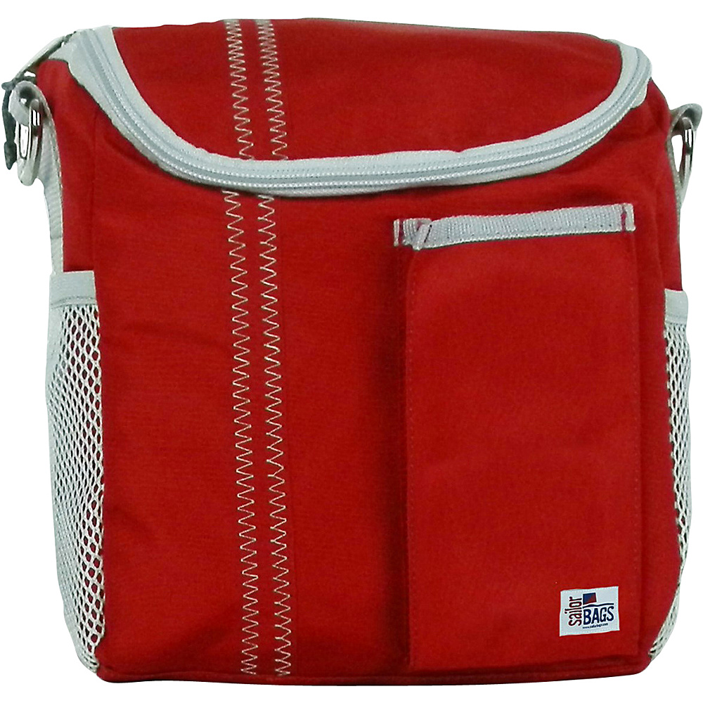 SailorBags Lunch Bag Red Grey SailorBags Travel Coolers