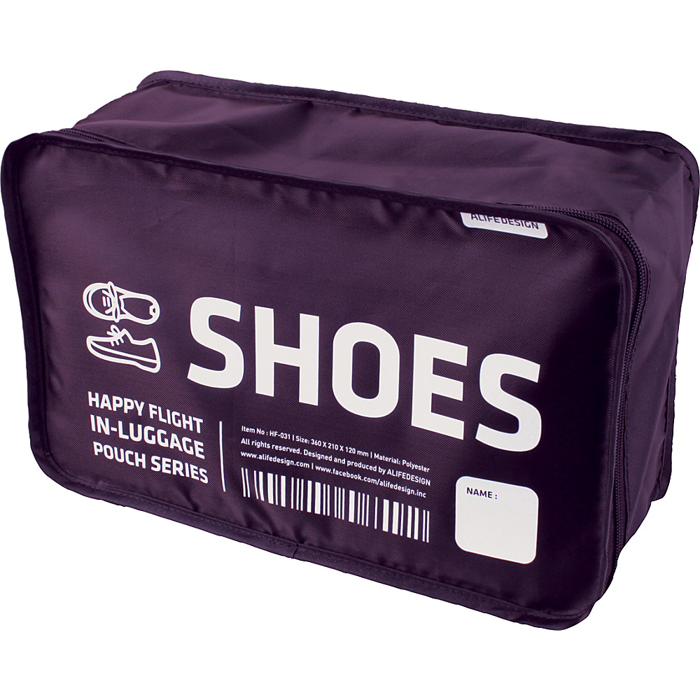 pb travel Alife Design Shoes Packing Cubes Organizers Purple pb travel Lightweight packable expandable bags