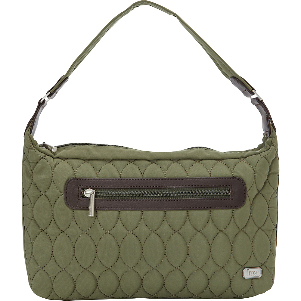 Lug Trotter Shoulder Bag Fern Green Lug Fabric Handbags